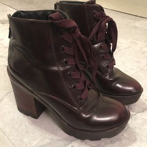 ALDO GRUNGE PLATFORM LACE UP BOOT